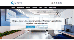 Desktop Screenshot of enova.com